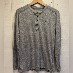 Men’s Hurley Henley 4-Button Longleeve